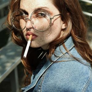 sometimes a cigarette just gives a photo that edge shoots for ShopDemure