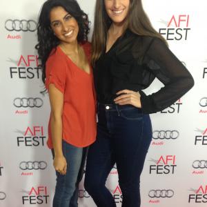 Kausar Mohammed and fellow Gluten Free America co-star and co-producer at the AFI Fest (Los Angeles).