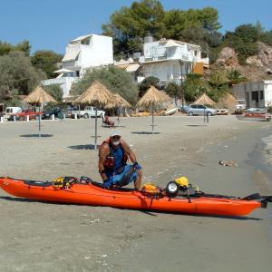 Crete solo paddle, September 2007