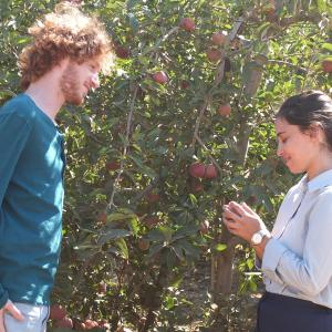 Still of Moran Rosenblatt and Elisha Banai in Apples From the Desert 2014