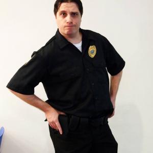 Kermit the rookie cop in the comedy web series Kick Ass Cops episode 1
