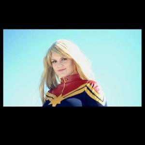 Cynthia Tyler as Captain Marvel from RespectFilms She Makes Comics Directed by Marissa Stotter Produced by Jordan Rennert