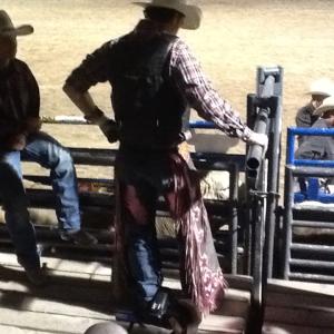 Bullriding in MAHJONG AND THE WEST with PBR pro Ryan Brown
