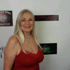 Cathy Garrett on the red carpet at the RIP Film Festival