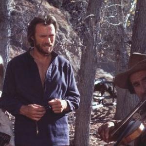 The Outlaw Josey Wales Sandra Locke Clint Eastwood and extras 1976 Warner Bros