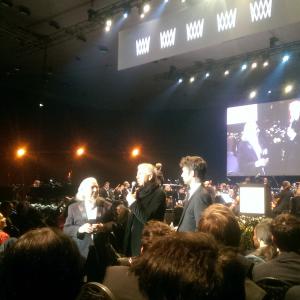 14th World Soundtrack Awards in Gent with composer Francis Lai (Love Story)