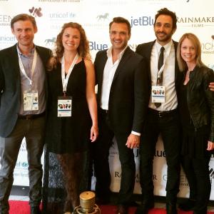 Will Sullivan, Lauren Brady, Gary Hilborn, Amir Arison and Margaret Donlin at the 2015 Greenwich International Film Festival screening of Jane Wants a Boyfriend (2014)