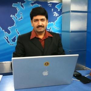 Ranga reading News on SUNTV