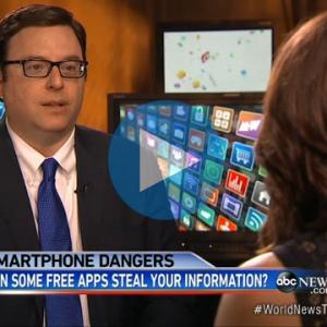 ABC World News Tonight interviews Gary Miliefsky about Smartphone Dangers