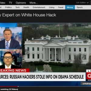 CNN Host interviews Gary Miliefsky about White House Hack by Russian Hackers