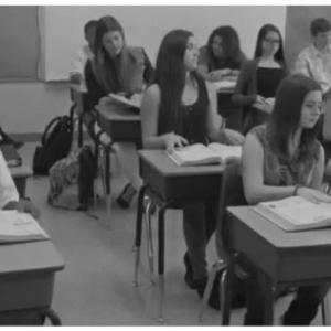 Dark Side Of The Moon Short film, Directed By Dustin J Bouchard Classroom Scene ( high School )