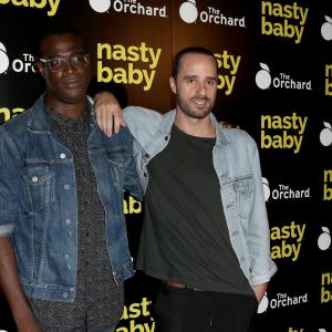 Tunde Adebimpe and Sebastin Silva at event of Nasty Baby 2015