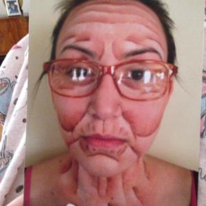 self done, aging makeup