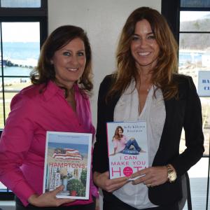 With fellow author and former Reality Star Kelly Killoren Bensimon at Long Island Authors book signing April2014