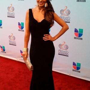 Victoria Del Rosal at Premios Lo Nuestro Univision
