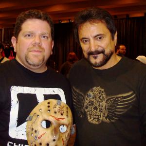 With the legendary Tom Savini, master of horror effects, in NYC