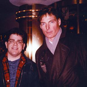 With my hero, Christopher Reeve in NYC