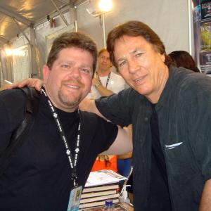 The original Captain Apollo from Battlestar Galactica Richard Hatch and I at SDCC