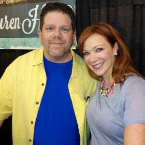 With Lauren Holly from NCIS and Dumb  Dumber in Philly