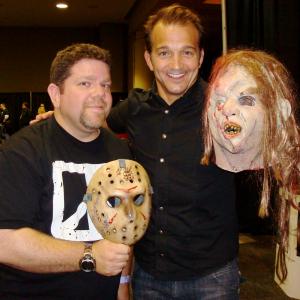 With Warrington Gillette aka Jason from Friday the 13th part 2