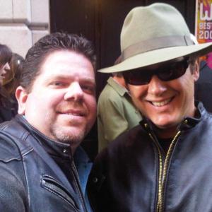 The Blacklist's James Spader and I in NYC during his run on Broadway in David Mamet's 