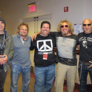 With the awesome rock band Chickenfoot at Mohegan Sun, CT