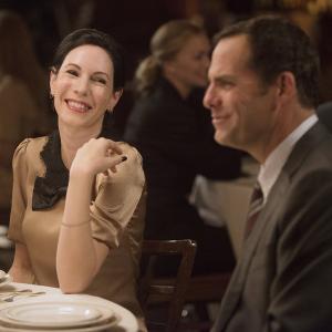 Still of Andy Buckley and Jill Kargman in Odd Mom Out 2015