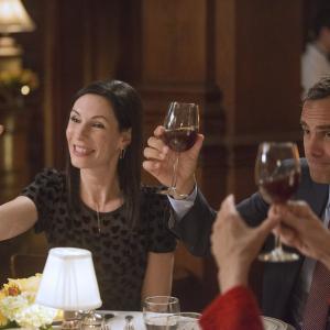 Still of Andy Buckley and Jill Kargman in Odd Mom Out 2015