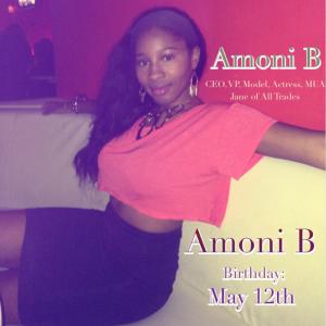 Cheek bones of the gods!!! Happy Birthday Amoni B Taken while she was hosting in Chance 11