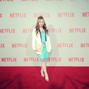 Alice Aoki Netflix premiere arrival at Paramount Studios