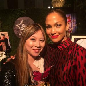Actress Jennifer Lopez and Alice Aoki at Variety power of woman event presented by lifetime 