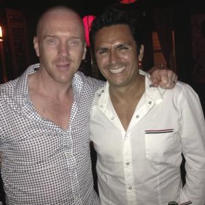 With Damian Lewis in 