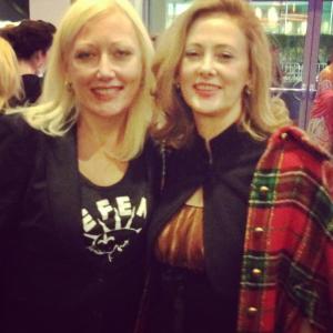 Vampire Academy premiere, with producer Susan Montford.