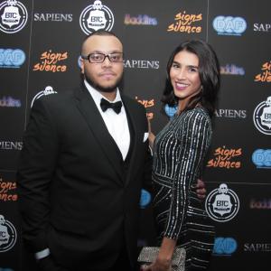 RM Moses and Lorena Mateo at the Signs Of Silence premiere in London