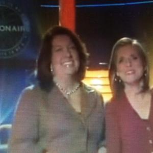 With Meredith Vieria on Millionaire 2010