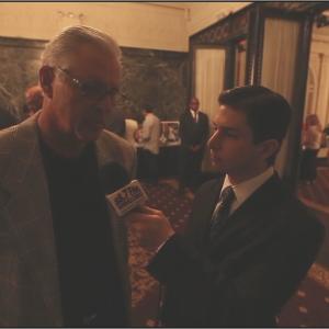 Neil A Carousso interviews former New York Yankees shortstop Bucky Dent about Derek Jeters legacy at an event in New York City bidding farewell to the captain days before his final game