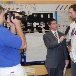 Neil A Carousso interviews 2012 Cy Young Award Winner RA Dickey at a charity event in Harlem