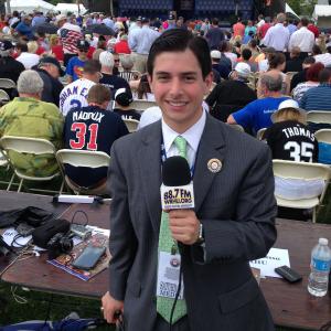 Neil A Carousso reports from radio row at the 75th National Baseball Hall of Fame induction ceremony in Cooperstown NY