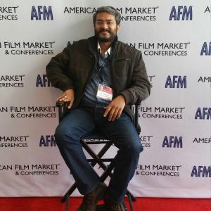 Rajiv Terwadkar at American Film Market in LA November 2015