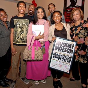 Tyler Rae & Fam at the First August Wilson Monologue Competition as a LA Regional Finalist!