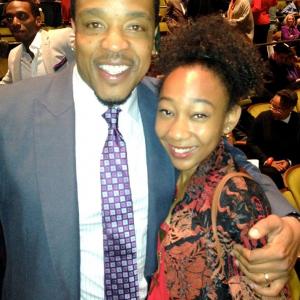 Tyler Rae  Russell Hornsby at the August Wilson Monologue Competition 2013 Edition!