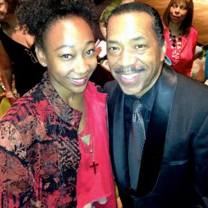 Tyler Rae  Obba Babatunde at the August Wilson Monologue Competition 2013 Edition!