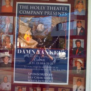 Holly Theater 'Damn Yankees' where I played 3 different characters.