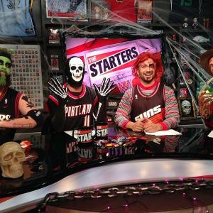 The Starters on NBA TV Halloween Episode Mua Meredith Kurbel