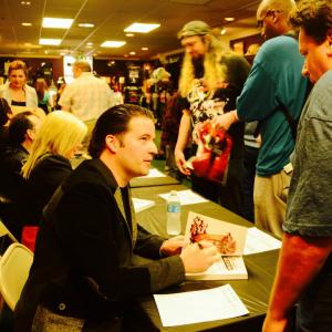 Producer/Director Danny Draven in-store at Dark Delicacies in Burbank signing copies of his book The Filmmaker's Book of the Dead, 2nd edition (2016 - Focal Press)