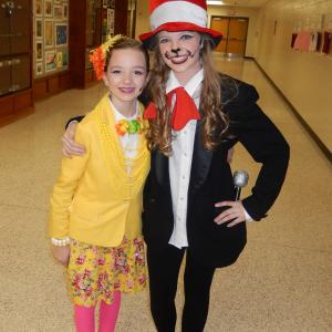 Seussical Musical as Mrs Mayor Backstage with Dr Seuss