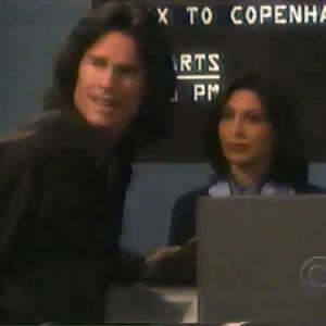 Yvonne Miranda and Ronn Moss in Bold and The Beautiful