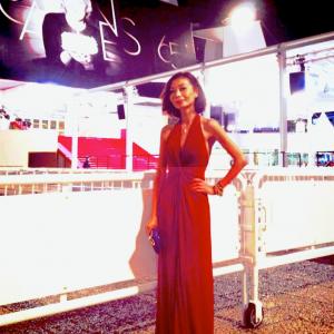 Sulinh Lafontaine PreRed Carpet film premiere at Grand Thtre Lumire Palais des Festivals Festival De Cannes 2012