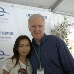 Sulinh  James Cameron at Earth Day 40th Anniversary Postinterview