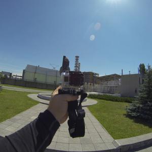GoPro is a product sponsor of Unimaginable! This is at the foot of the exploded reactor